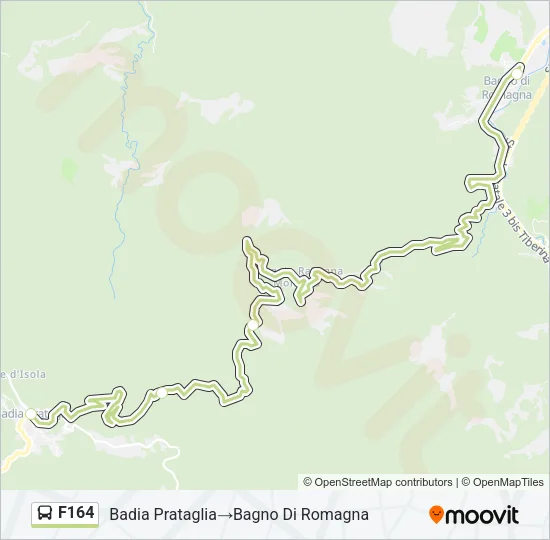 F164 Bus Line Map