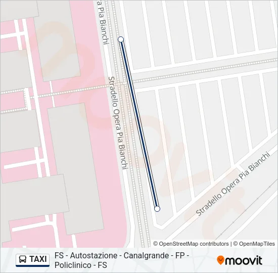 TAXI Bus Line Map