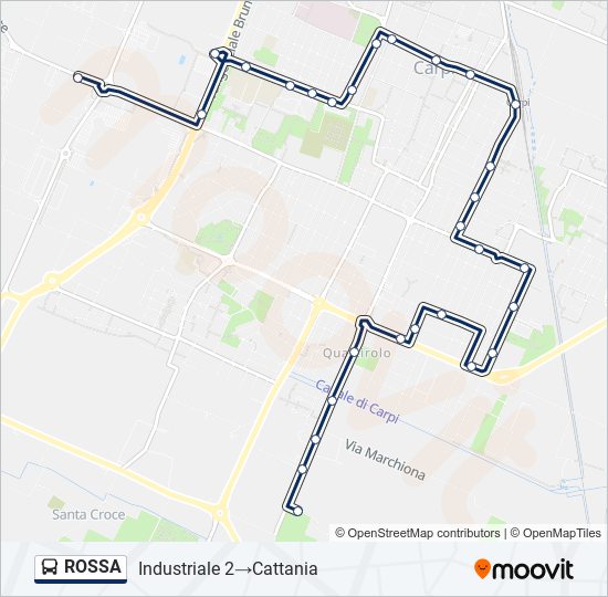 ROSSA bus Line Map