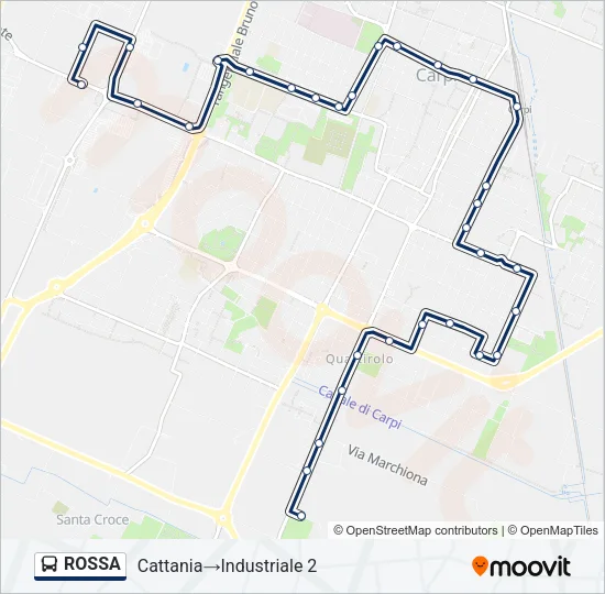 ROSSA Bus Line Map