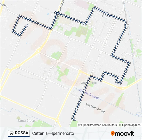 ROSSA Bus Line Map