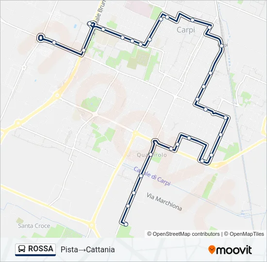 ROSSA Bus Line Map
