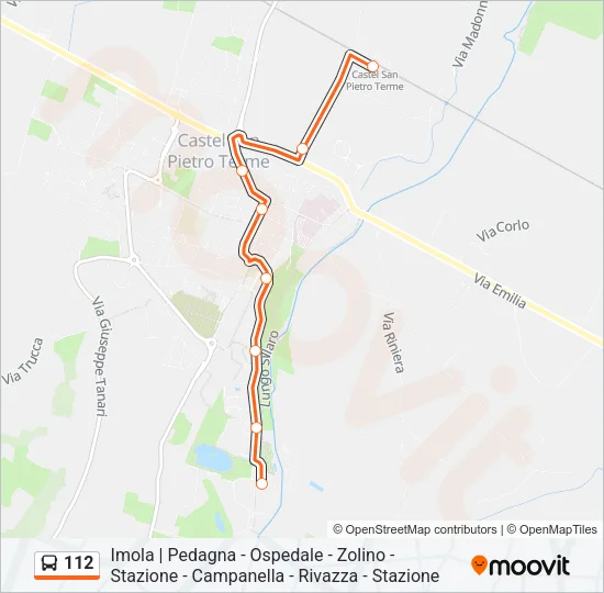 112 Bus Line Map