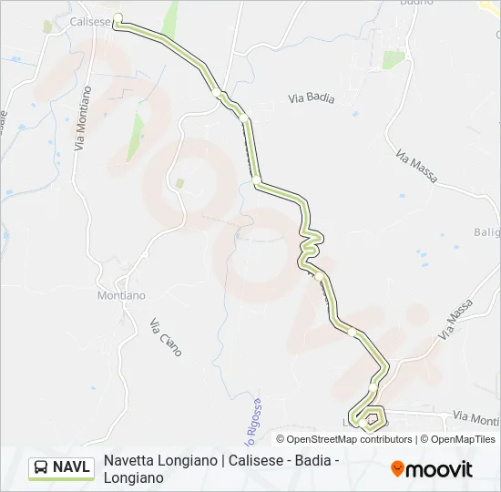 NAVL Bus Line Map