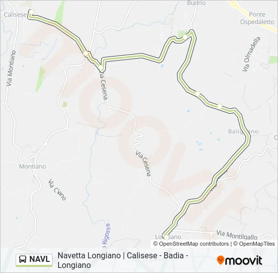 NAVL Bus Line Map