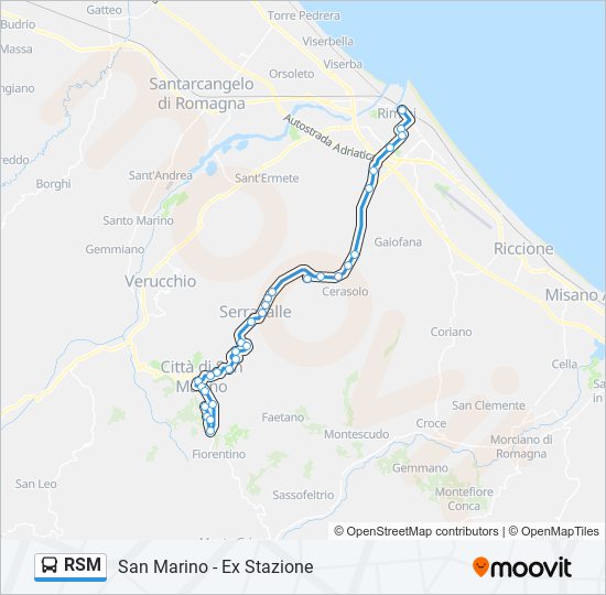 RSM bus Line Map