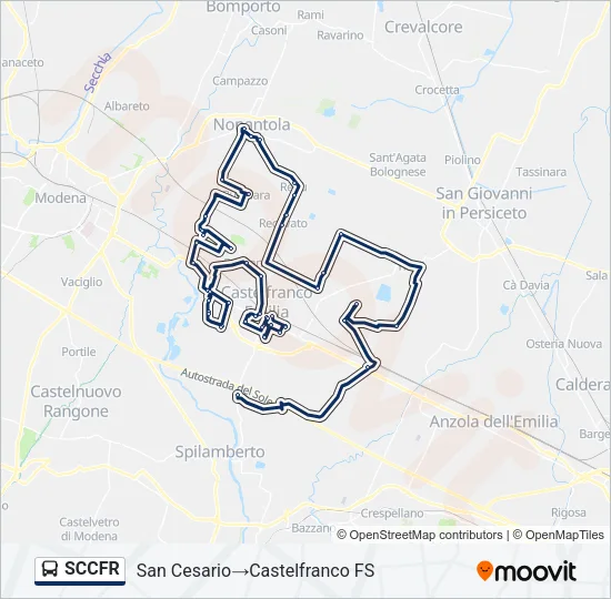 SCCFR Bus Line Map