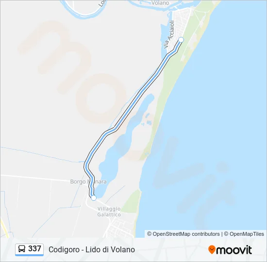 337 Bus Line Map