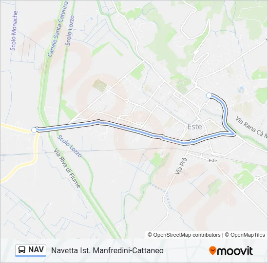 NAV Bus Line Map