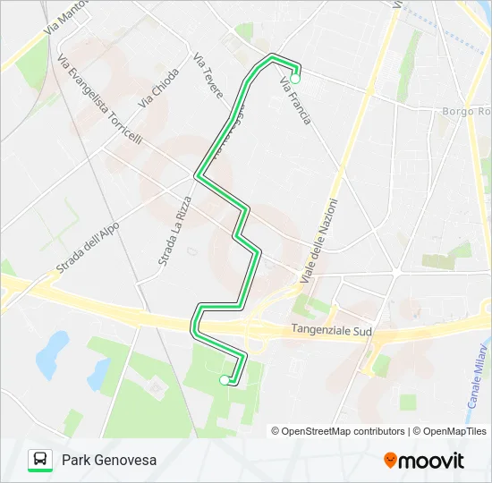 NAVETTA G Bus Line Map