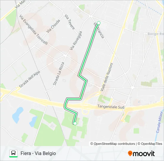 NAVETTA G Bus Line Map