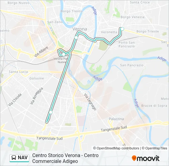 NAV Bus Line Map