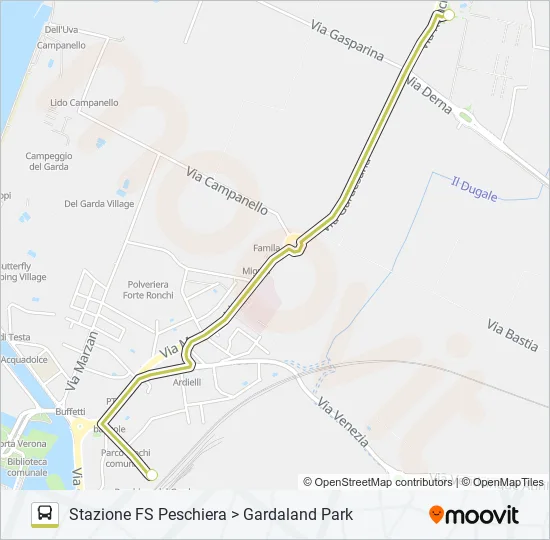 STAZIONE FS-PARCO Bus Line Map