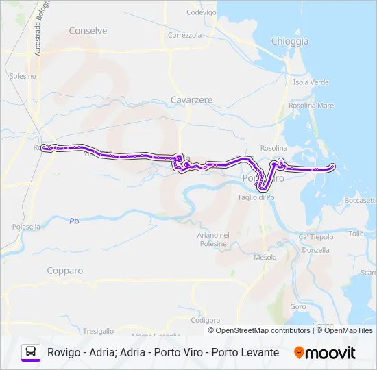 E601/0 - E609 Bus Line Map