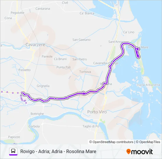 E601-0 / E680-0 Bus Line Map