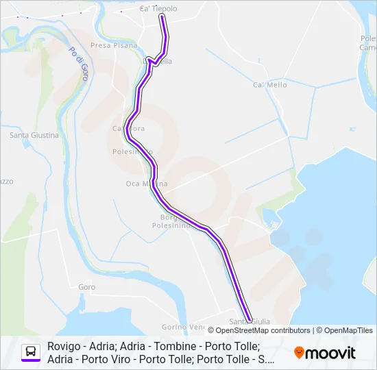 E601/0 - E603/1 - E601/1 - E603/0 Bus Line Map