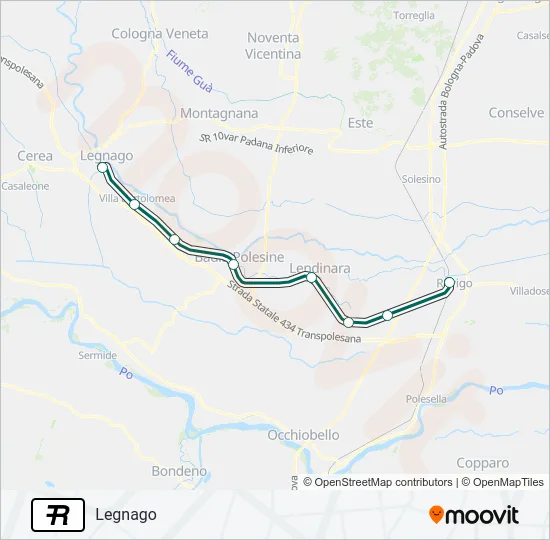 R Train Line Map