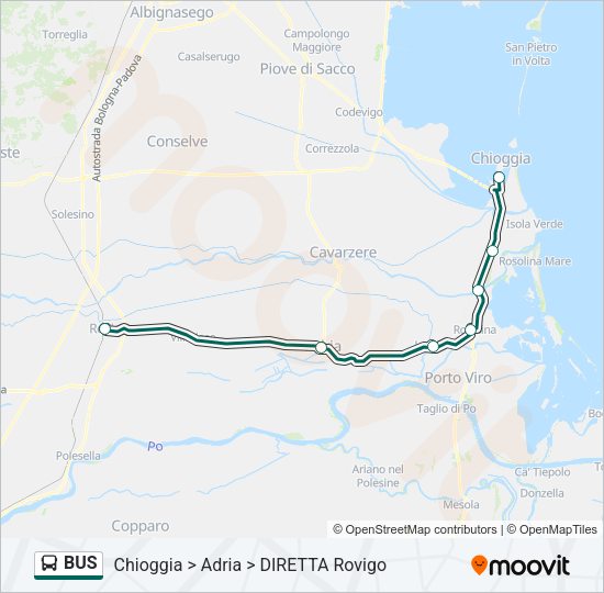 BUS Line Map