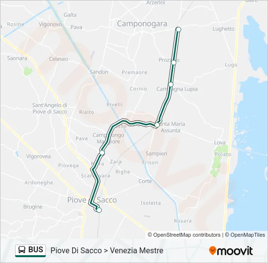 BUS Line Map