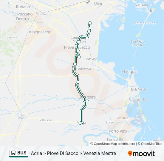 BUS Line Map