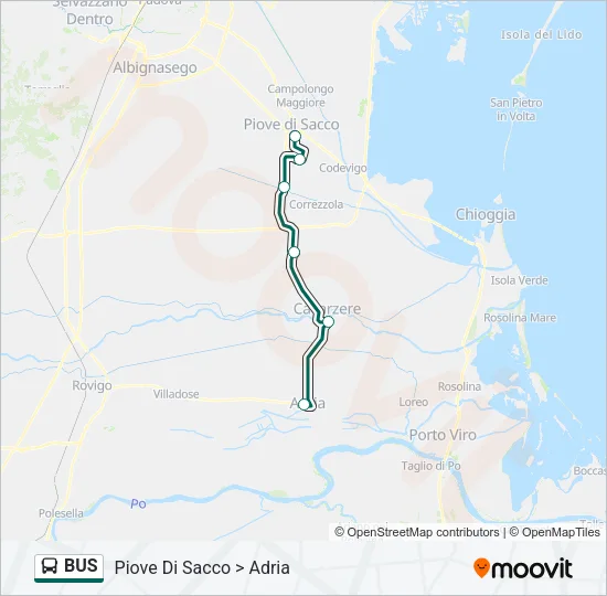 BUS Line Map