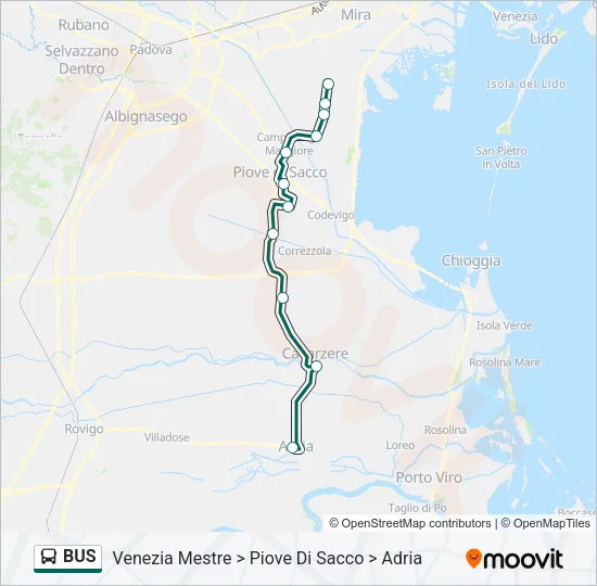 BUS Line Map