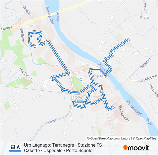 A Bus Line Map