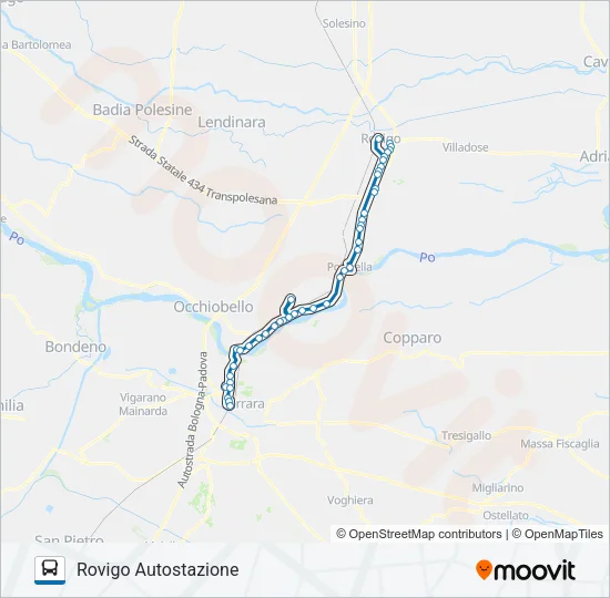 GARBELLINI Bus Line Map