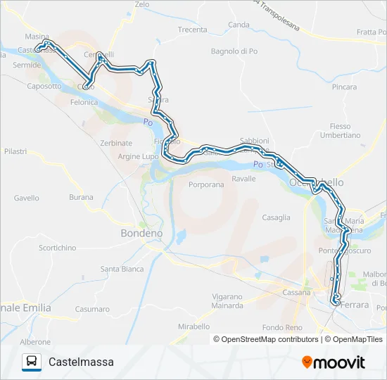 GARBELLINI Bus Line Map