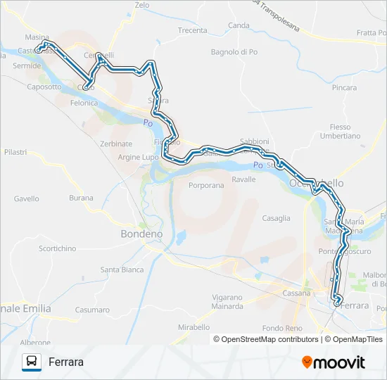 GARBELLINI Bus Line Map