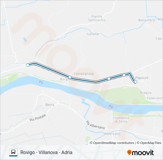 GARBELLINI Bus Line Map