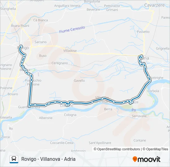 GARBELLINI Bus Line Map