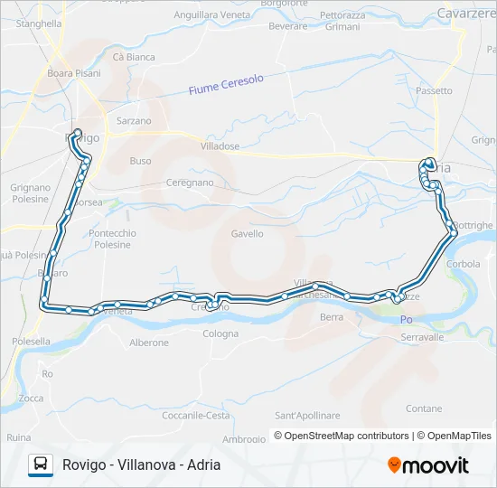 GARBELLINI Bus Line Map