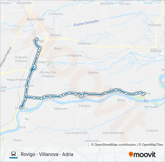 GARBELLINI Bus Line Map