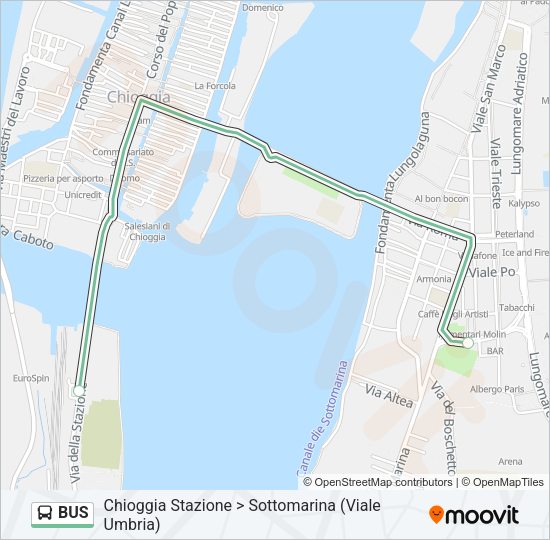 BUS Line Map