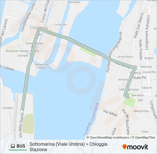 BUS Line Map