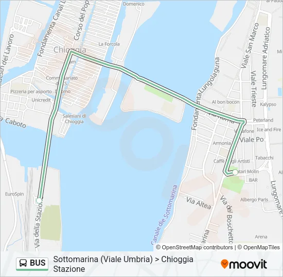 BUS Line Map