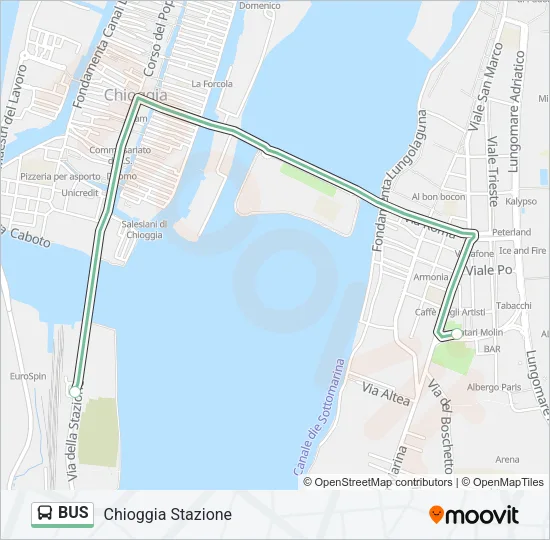 BUS Line Map
