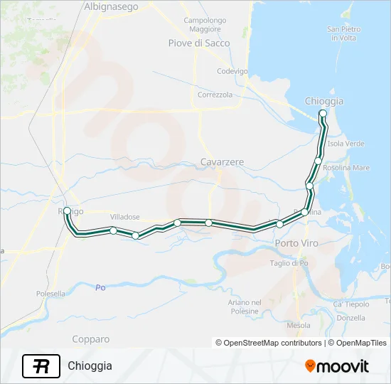 R Train Line Map