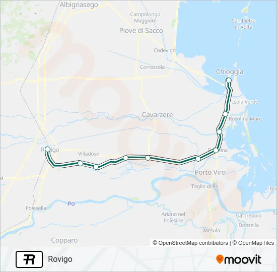 R Train Line Map