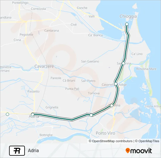 R Train Line Map