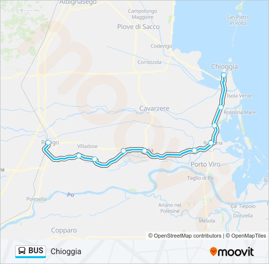 BUS Line Map