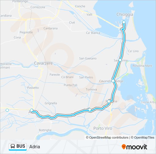 BUS Line Map
