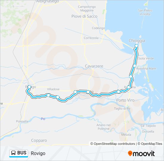BUS Line Map