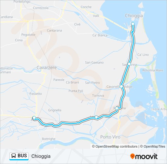 BUS Line Map