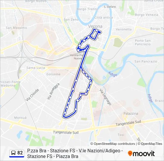 82 Route: Schedules, Stops & Maps - Circolare Linea 82 (Updated)
