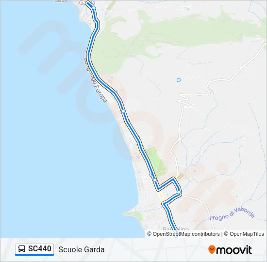 SC440 Bus Line Map