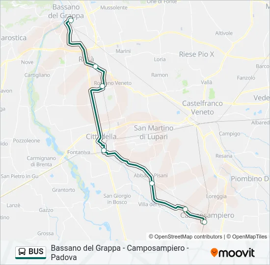 BUS Line Map