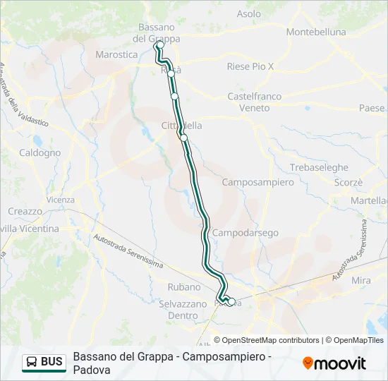 BUS Line Map