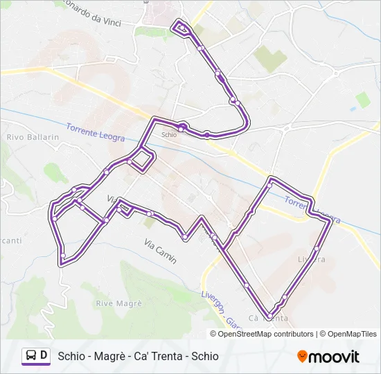 D Bus Line Map